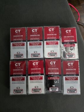 Red USB Portable Power Bank - Universal Phone Charger